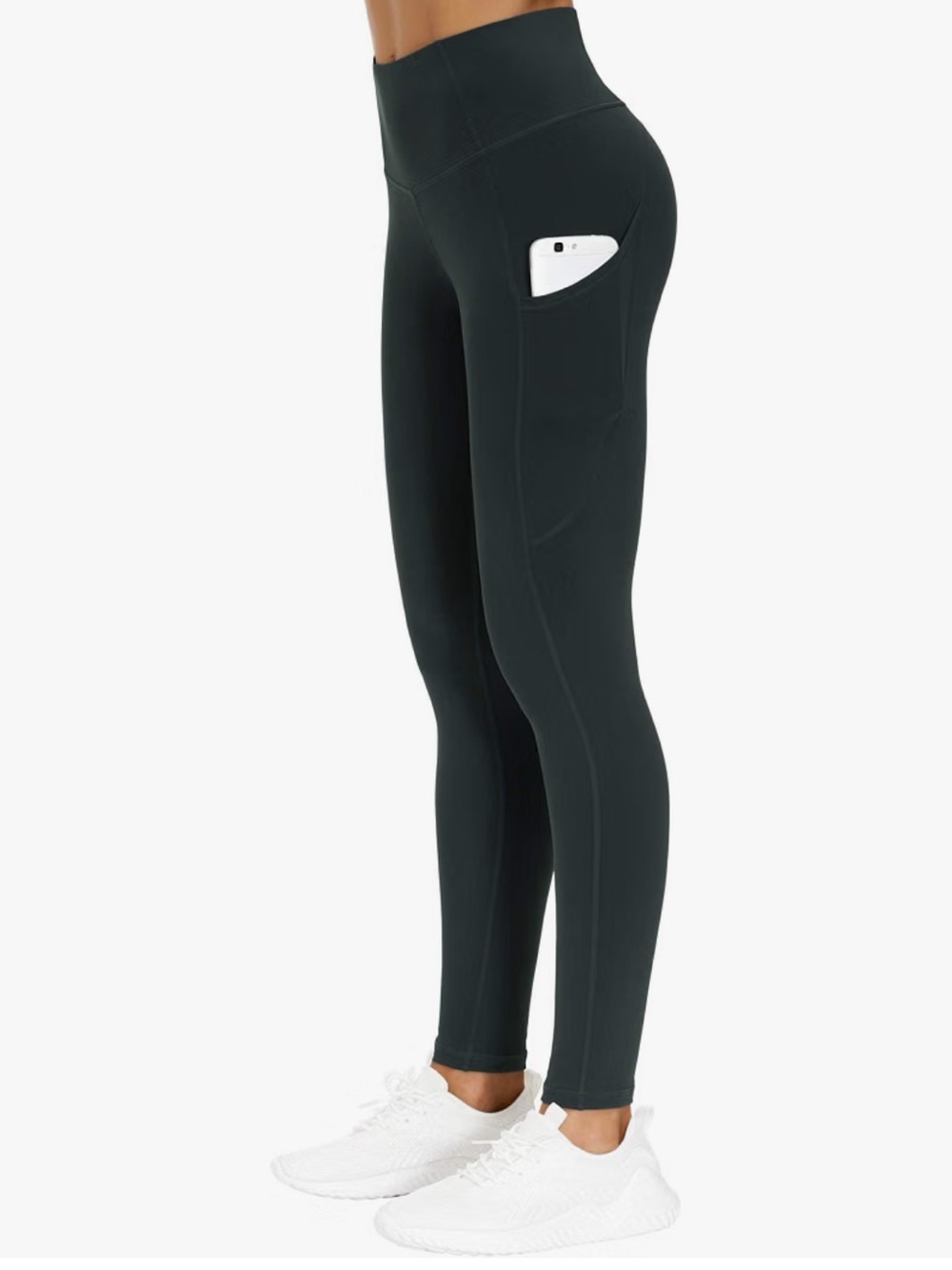 THE GYM PEOPLE Thick High Waist Pocket yoga Pants Workout Leggings Size Small